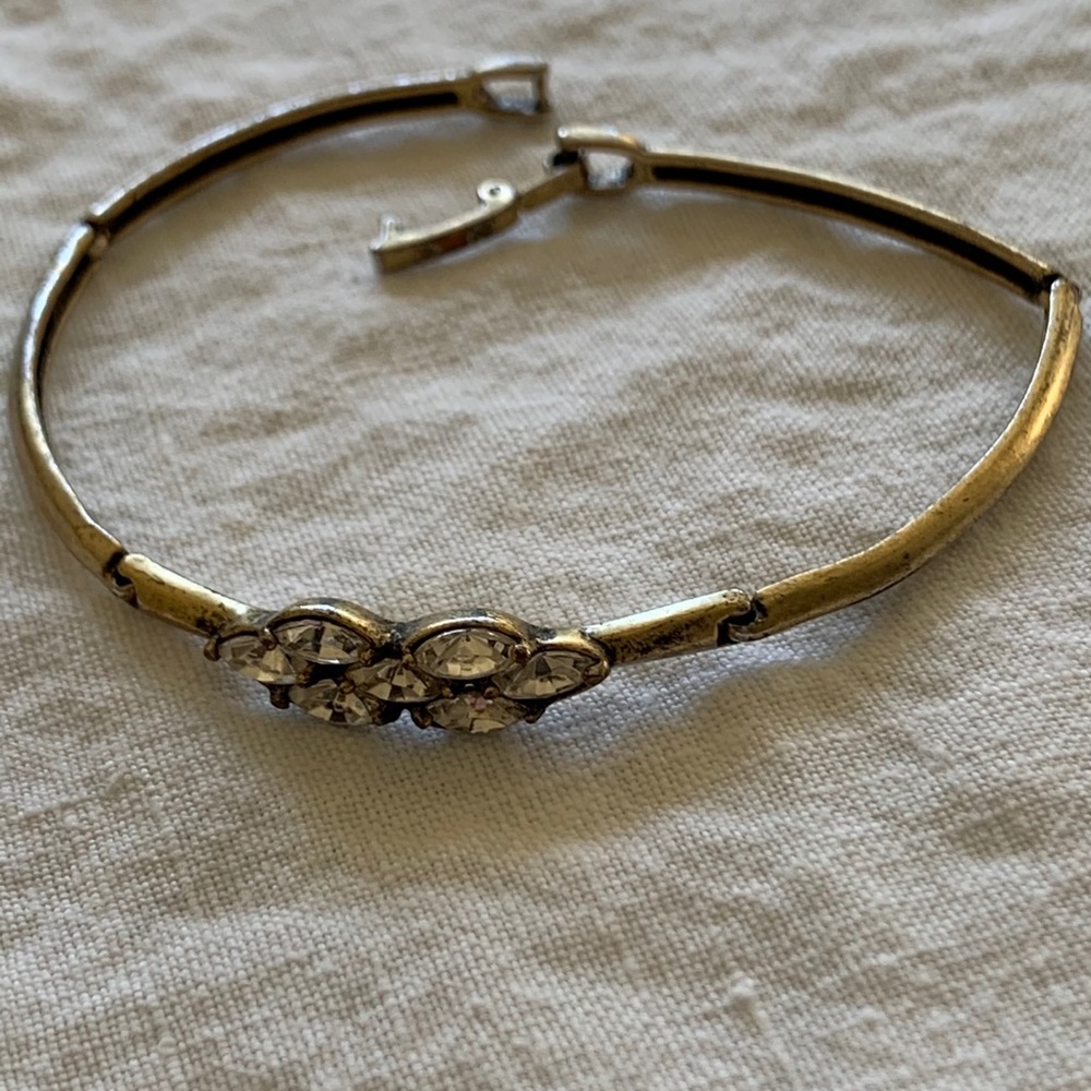 J.Crew Crystal Clasp Bracelet